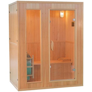 Xxxl Sauna Iceland Edition, Braun, Holz, Tanne, 190x105x150 cm, RoHS, Fsc, Freizeit, Wellness, Infrarotkabinen