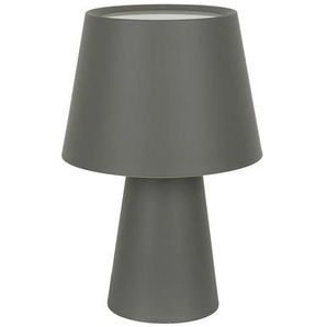 Xxxl Tischleuchte Harris, Grau, länglich,länglich, 23x35.5x23 cm, Europäischer Sicherheitsstandard, Kippschalter, mit Schalter, Lampen & Leuchten, Innenbeleuchtung, Tischlampen