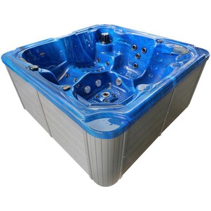 Xxxl Whirlpool, Blau, Kunststoff, 210x95x210 cm, Freizeit, Pools und Wasserspaß, Whirlpools