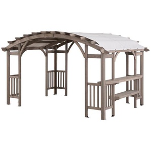 Zedernholz Pergola DAJTI - 305cm x 427cm, Muscatine