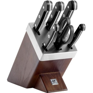 Zwilling Messerblock Zwilling Gourmet, Esche, Metall, 7-teilig, Kochen, Küchenmesser, Messersets