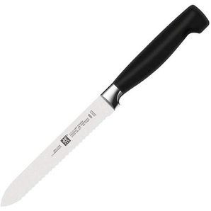 Zwilling Universalmesser **** Vier Sterne, Kunststoff, 13 cm, rostfrei, ergonomischer Griff, extrem scharf, Kochen, Küchenmesser, Allzweckmesser