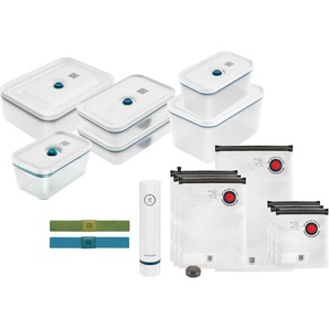 Zwilling Vakuumbehälter La-Mer, Borosilikatglas, Kunststoff, (Set, 16-tlg), Aufbewahrungsbox, gefrierfach-, mikrowellen-, spülmaschinengeeignet
