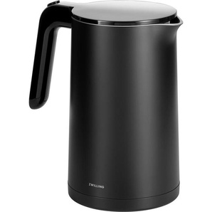 Zwilling Wasserkocher Zwilling Enfinigy, Schwarz, Metall, 1,5 L, automatische Abschaltung, Trockengehschutz, Überhitzungsschutz, 360°-Sockel, flaches Heizelement, abgedecktes Beleuchtung, Kaffee & Tee, Tee- & Kaffeezubereitung, Wasserkocher